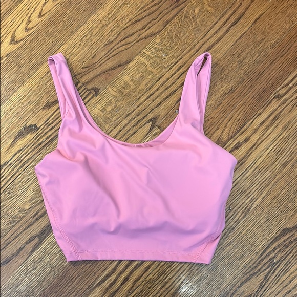 *NWOT* Arizona Jean Company Pink Crop Top - Picture 1 of 5